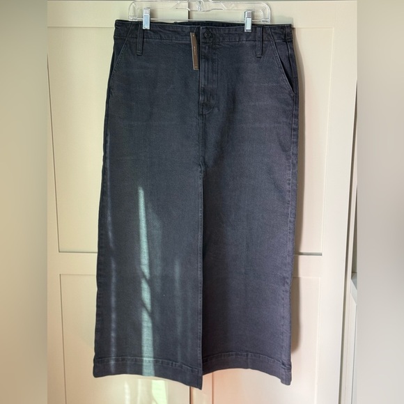 NWT J.Crew Black Denim Skirt SZ 32 (14) - Picture 4 of 16